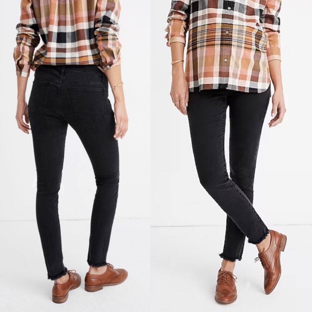 Madewell Maternity Side-Panel Skinny Jeans in Berkeley Wash : Adjustable…
